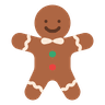 Pegatina Muñeco de gengibre
